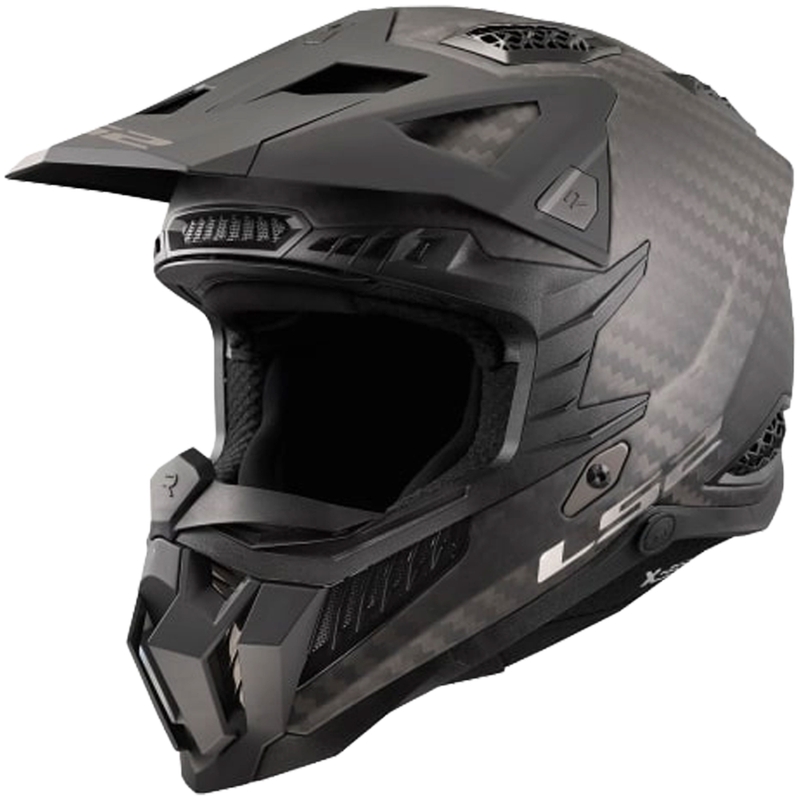 LS2 MX703 C X-FORCE CARBON motokrossz bukósisak matt fekete