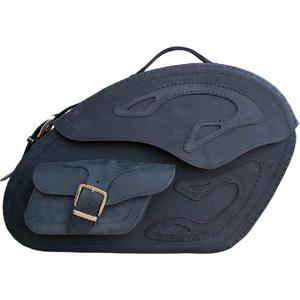 RSA S269 bőr motoros táskák fekete