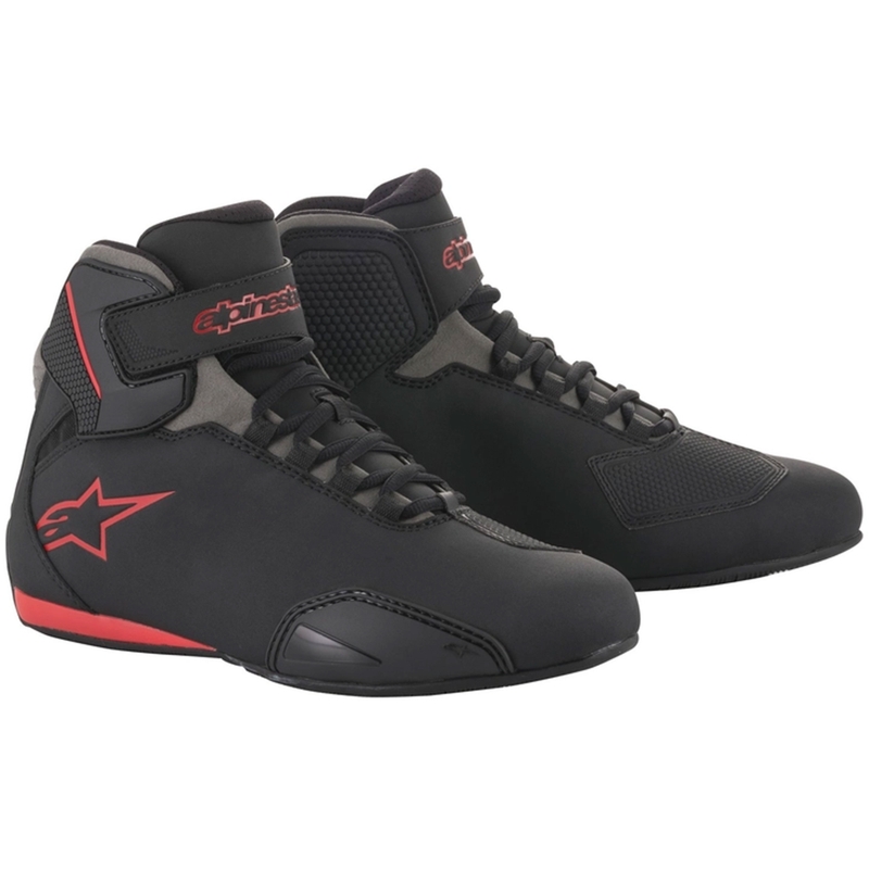 Alpinestars Sector motorkerékpár csizma fekete-piros