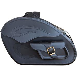 RSA S266A bőr motoros táskák fekete