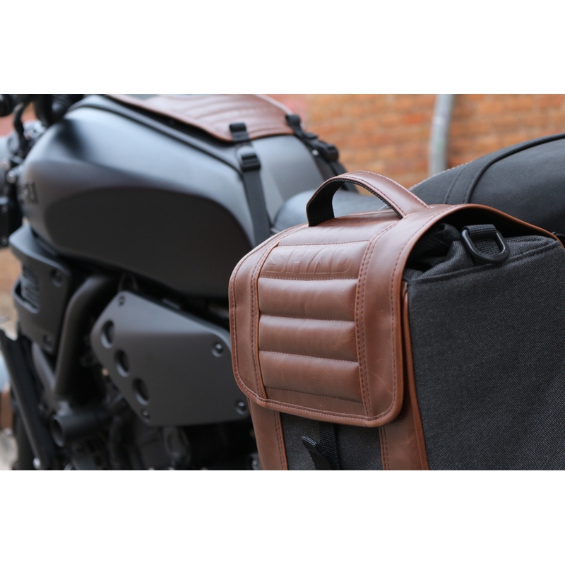 Side bag SHAD CAFE RACER SR38 10l Brown