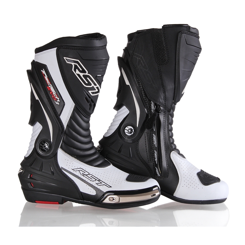 Motorkerékpár cipő RST Tractech Evo 3 Sport fekete-fehér akció kiárusítás