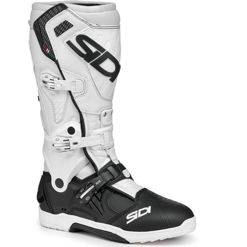 SiDi Crossair motoros csizma fekete-fehér