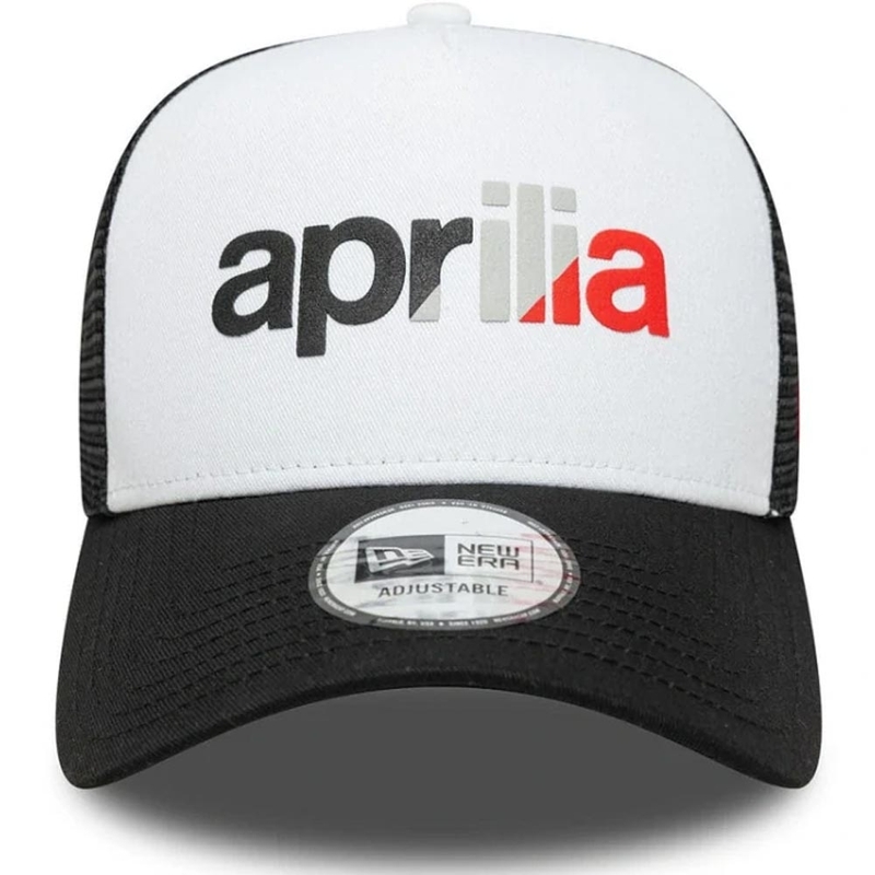 Aprilia 9forty Be A Racer siltes sapka logóval fekete-fehér