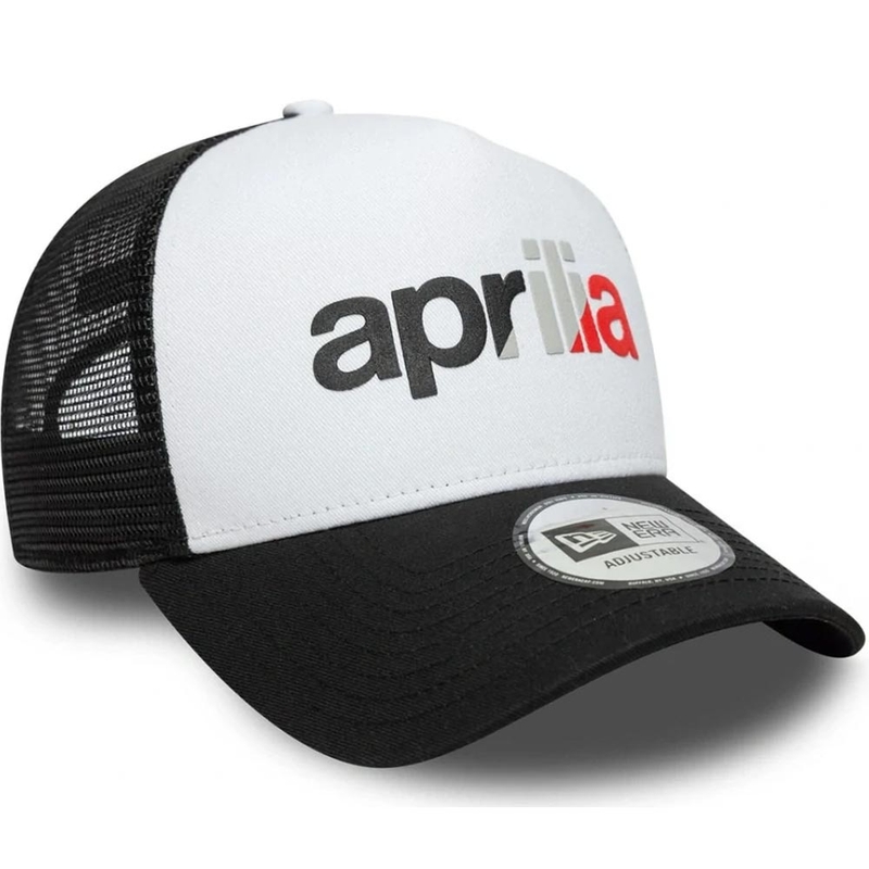 Aprilia 9forty Be A Racer siltes sapka logóval fekete-fehér
