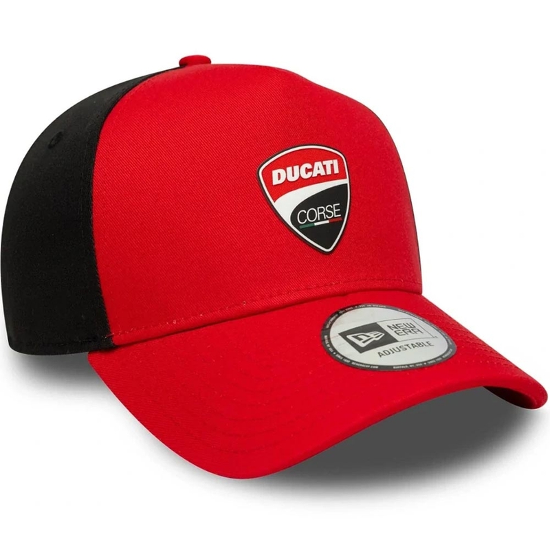 Ducati Corse 9FORTY siltes sapka logóval piros-fekete