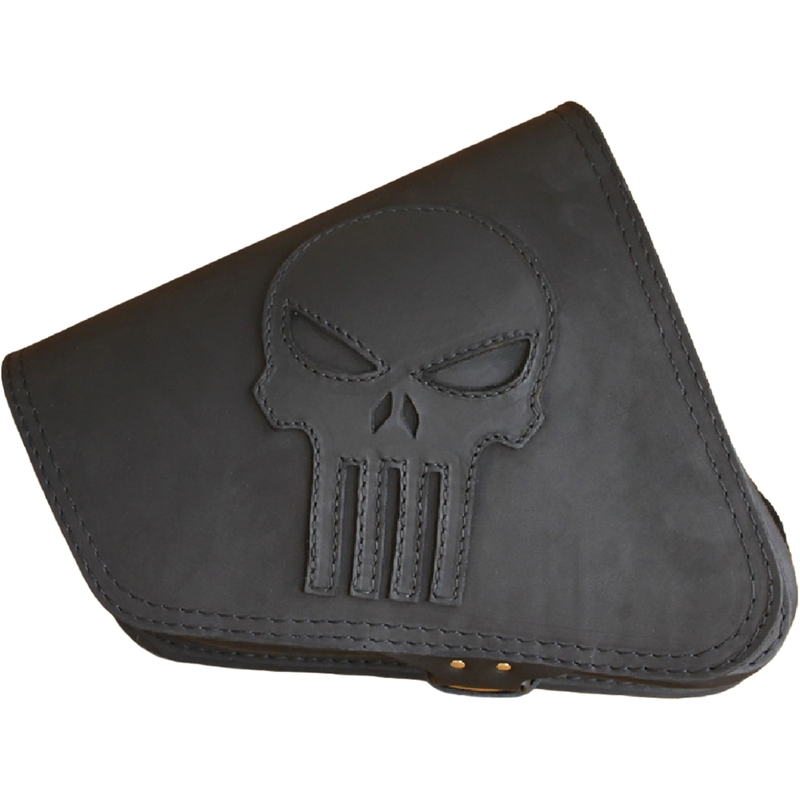 RSA S571 Punisher H-D Sportster motoros bőrtáska fekete