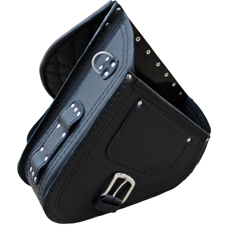RSA S592 H-D Softtail motoros bőrtáska fekete