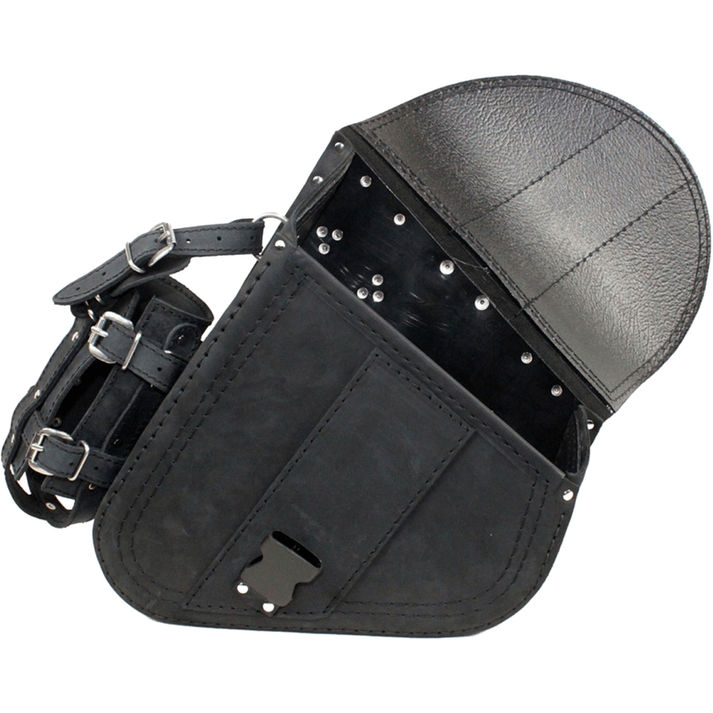 RSA S594 H-D Softtail motoros bőrtáska fekete