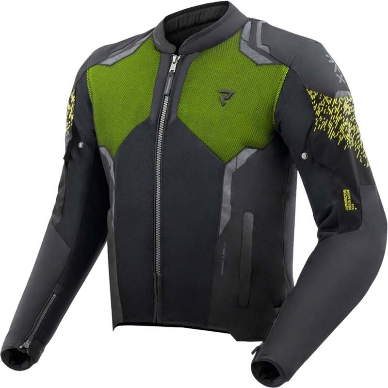 Rebelhorn Jax motoros kabát fekete-fluo sárga