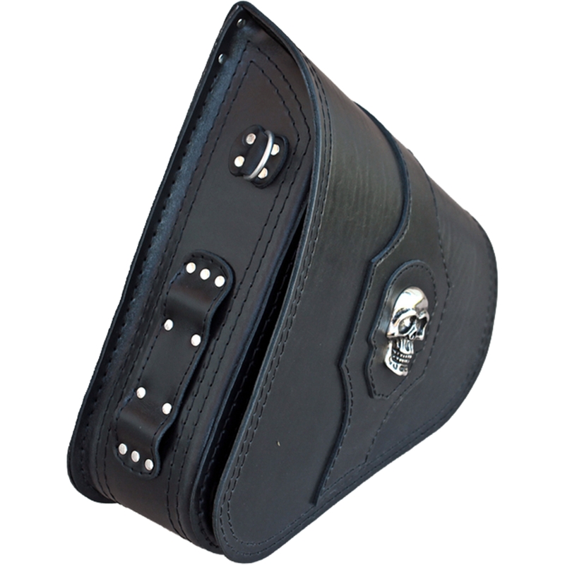 RSA S637 H-D Softail motoros bőrtáska fekete