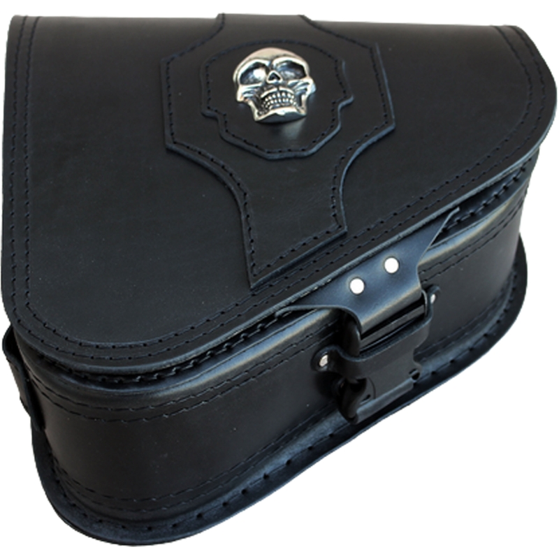RSA S637 H-D Softail motoros bőrtáska fekete