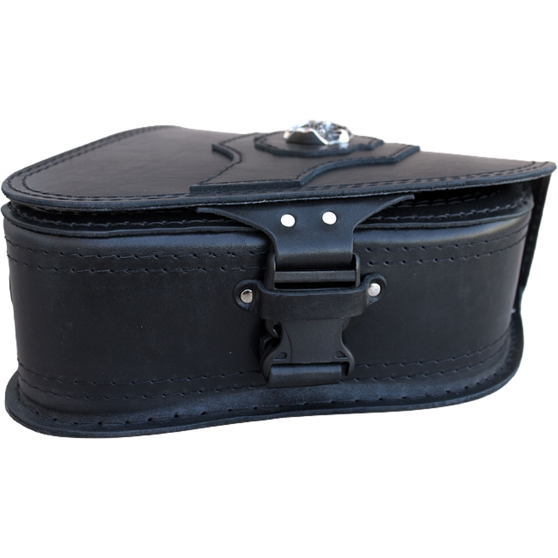 RSA S637 H-D Softail motoros bőrtáska fekete