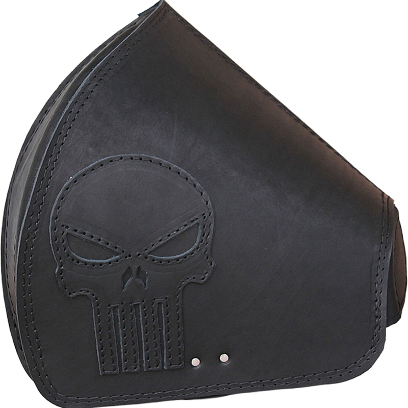 RSA S641 Punisher H-D Softail motoros bőrtáska fekete