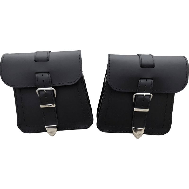 RSA Ki18 motoros bőr oldalzsebek fekete 2 drb