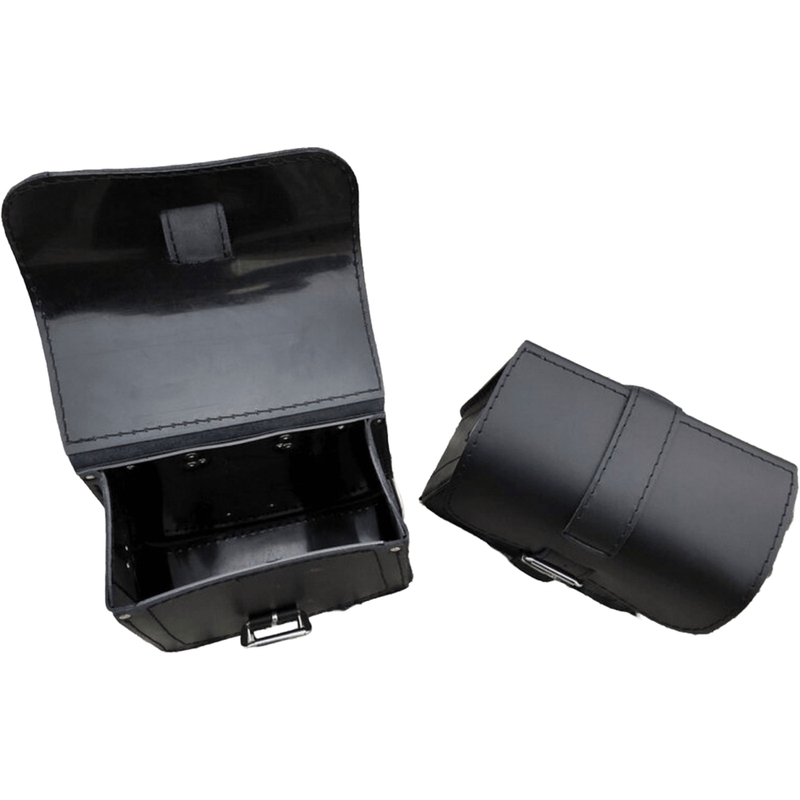 RSA Ki18 motoros bőr oldalzsebek fekete 2 drb