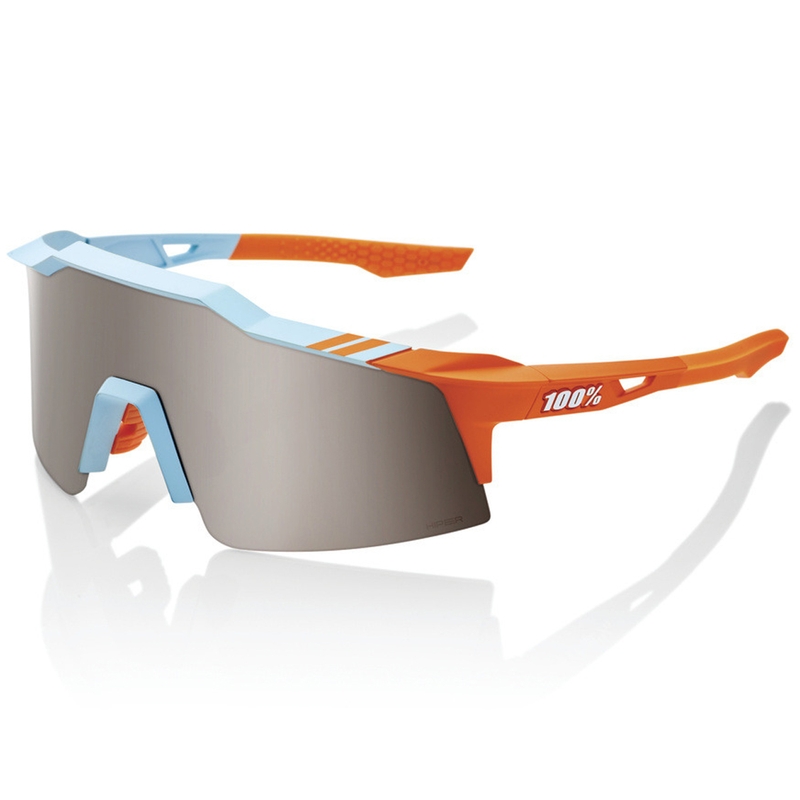 100% SPEEDCRAFT SL Soft Tact Two Tone Hiper napszemüveg ezüst üveggel