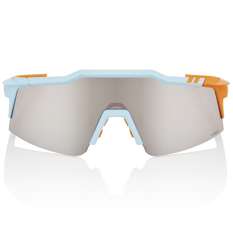 100% SPEEDCRAFT SL Soft Tact Two Tone Hiper napszemüveg ezüst üveggel