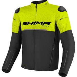 Shima Drift motoros kabát fekete-fluo sárga