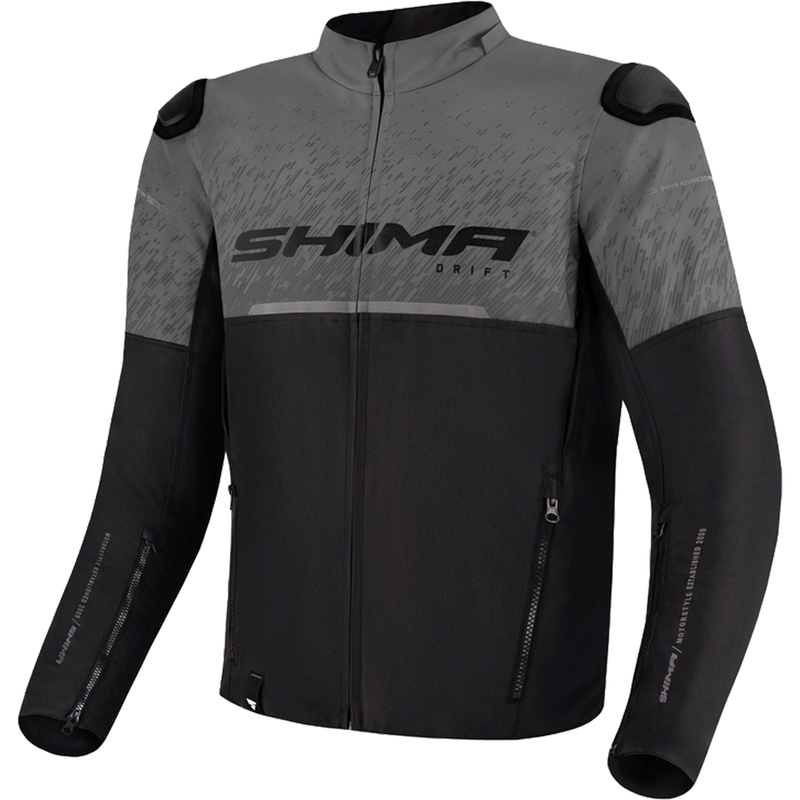 Shima Drift motoros kabát fekete-szürke