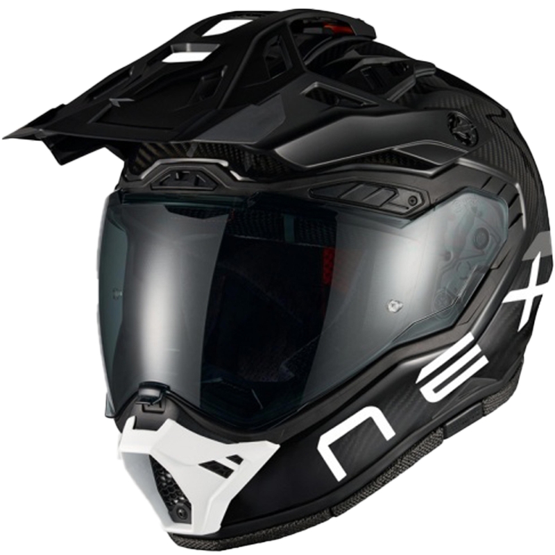 Nexx X.Rally FIM Racing 2 Carbon motoros enduro bukósisak fekete-fehér