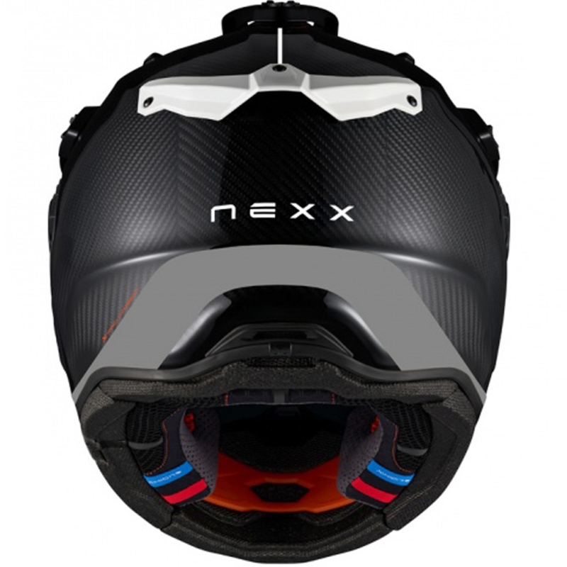 Nexx X.Rally FIM Racing 2 Carbon motoros enduro bukósisak fekete-fehér