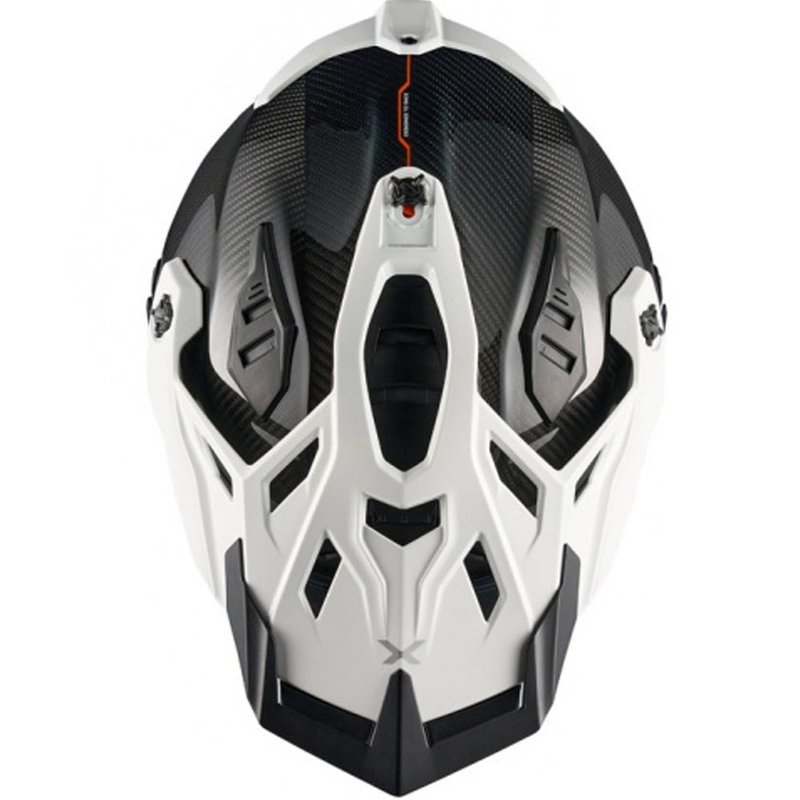 Nexx X.Rally Gravix Carbon enduro motoros bukósisak fekete-fehér