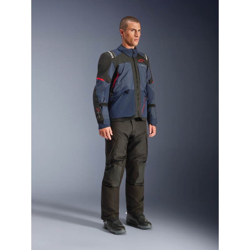 Alpinestars Andes V4 Drystar motoros kabát sötétkék-kék-fekete