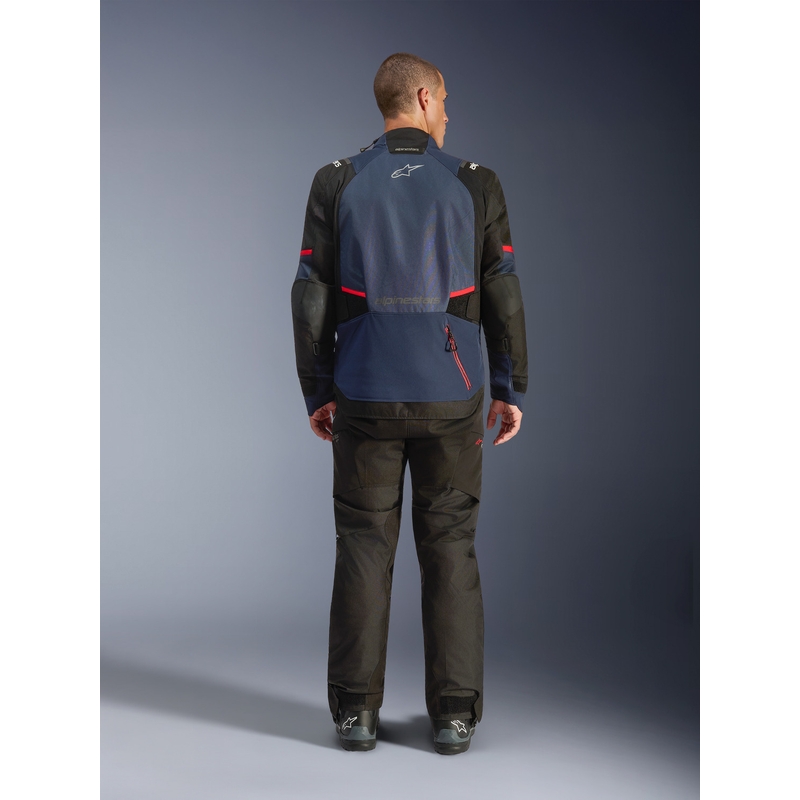 Alpinestars Andes V4 Drystar motoros kabát sötétkék-kék-fekete