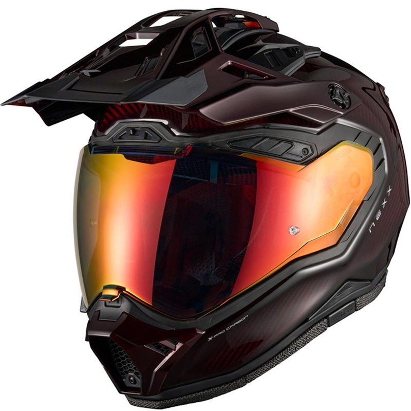 Nexx X.Rally Namib Carbon enduro motoros bukósisak piros
