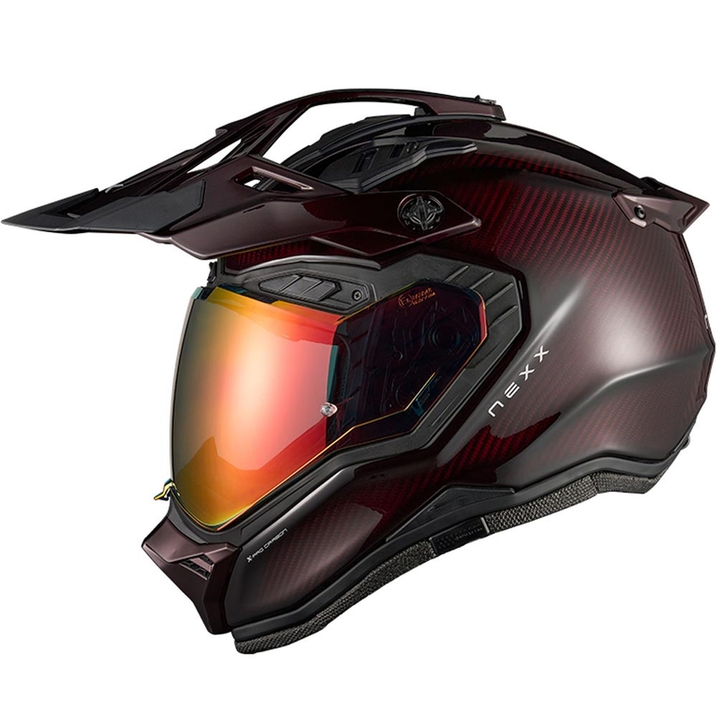 Nexx X.Rally Namib Carbon enduro motoros bukósisak piros