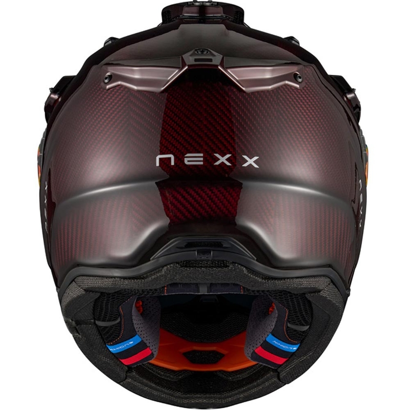 Nexx X.Rally Namib Carbon enduro motoros bukósisak piros