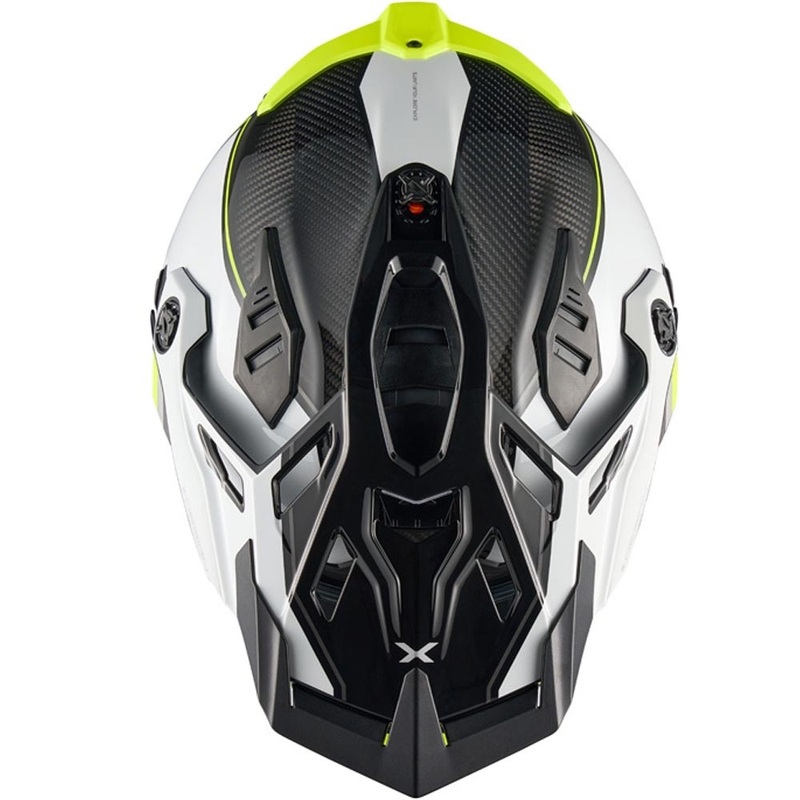 Nexx X.Rally Raid enduro motoros bukósisak fehér-fluo sárga