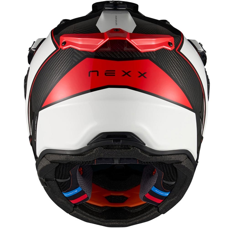 Nexx X.Rally Raid enduro motoros bukósisak fehér-piros