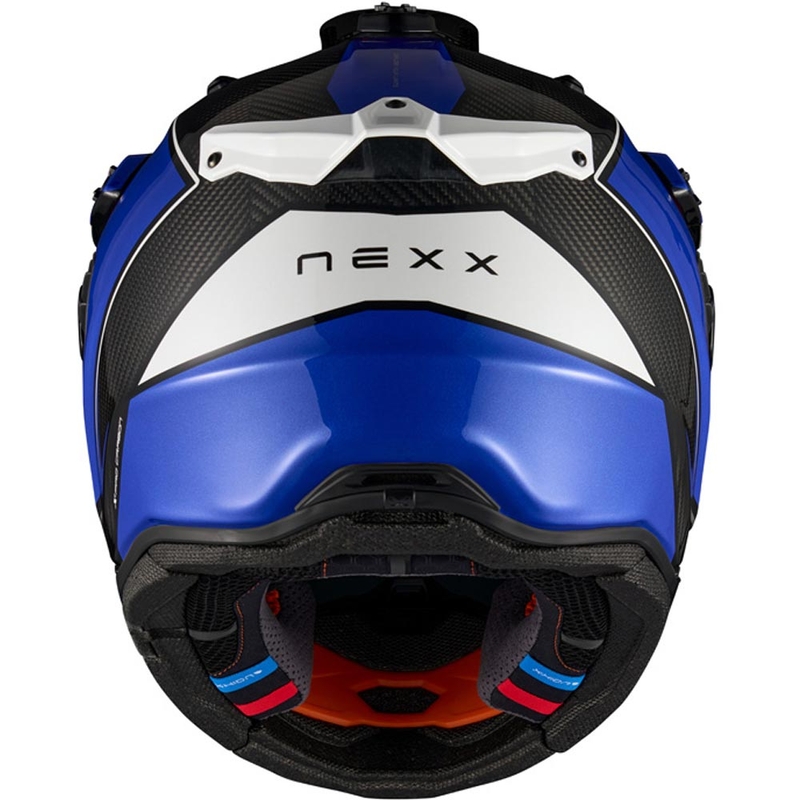 Nexx X.Rally Raid enduro motoros bukósisak kék-fehér