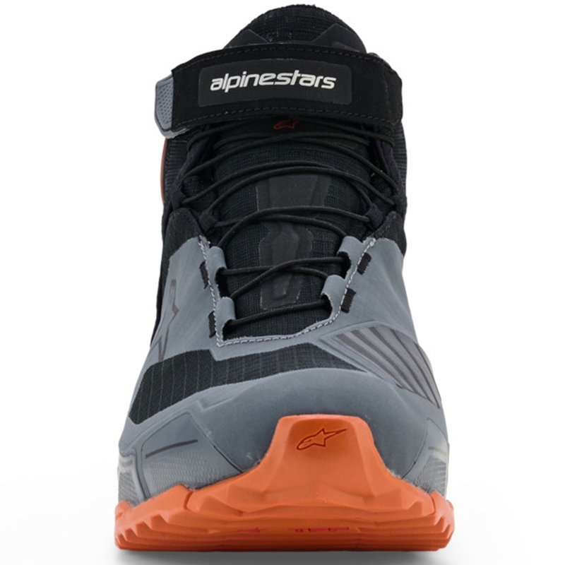 Alpinestars CR-X Drystar motoros cipő fekete-sötétszürke-narancssárga