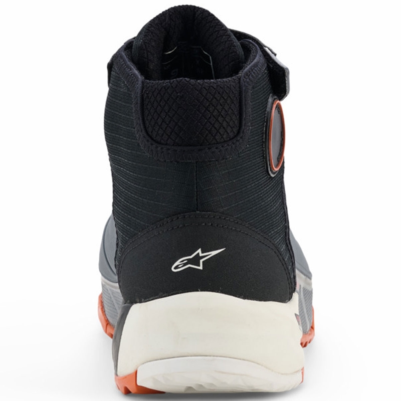 Alpinestars CR-X Drystar motoros cipő fekete-sötétszürke-narancssárga