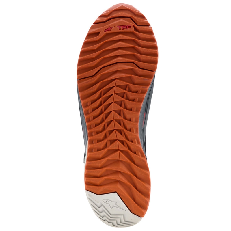 Alpinestars CR-X Drystar motoros cipő fekete-sötétszürke-narancssárga