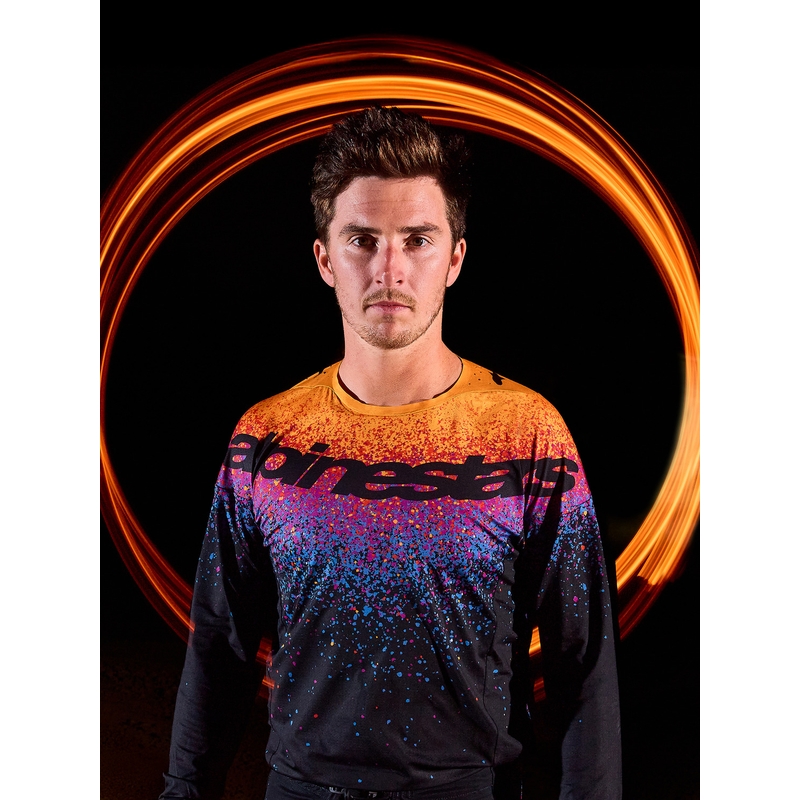 Alpinestars Supertech Black Hole limitált kiadású motokrossz mez fekete-színes