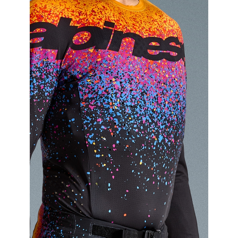 Alpinestars Supertech Black Hole limitált kiadású motokrossz mez fekete-színes