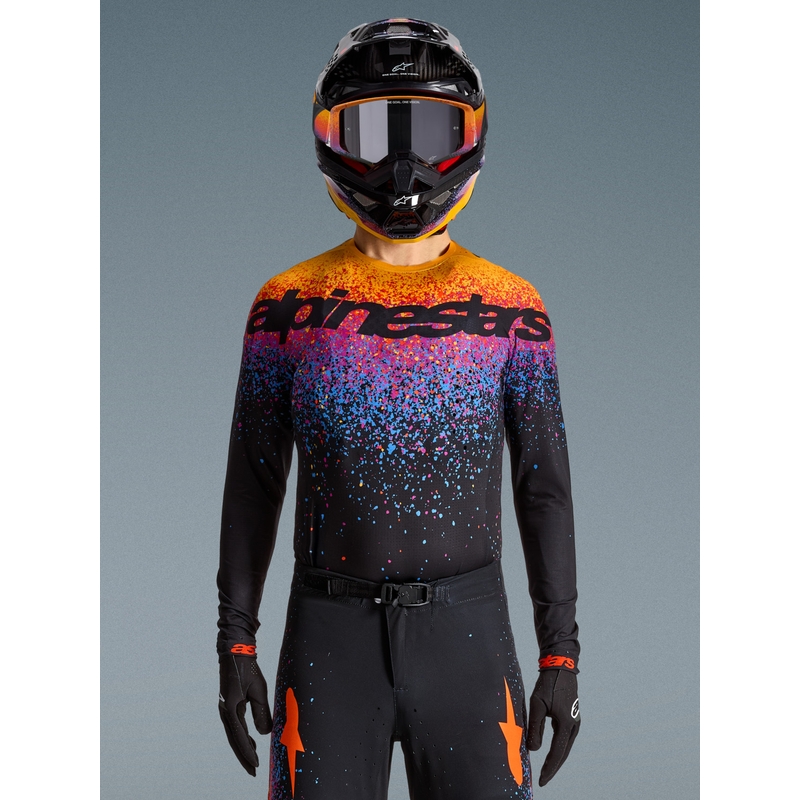Alpinestars Supertech Black Hole limitált kiadású motokrossz mez fekete-színes