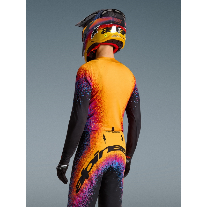 Alpinestars Supertech Black Hole limitált kiadású motokrossz mez fekete-színes