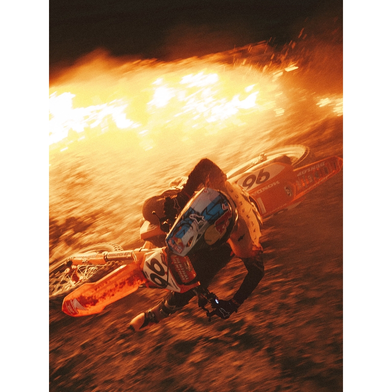 Alpinestars Supertech Black Hole limitált kiadású motokrossz nadrág fekete-színes