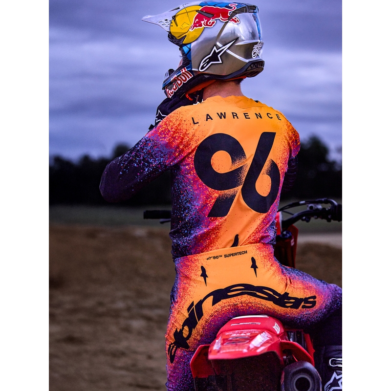 Alpinestars Supertech Black Hole limitált kiadású motokrossz nadrág fekete-színes