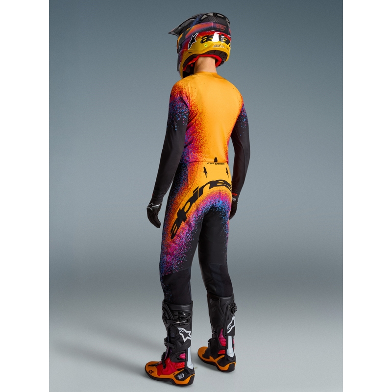 Alpinestars Supertech Black Hole limitált kiadású motokrossz nadrág fekete-színes