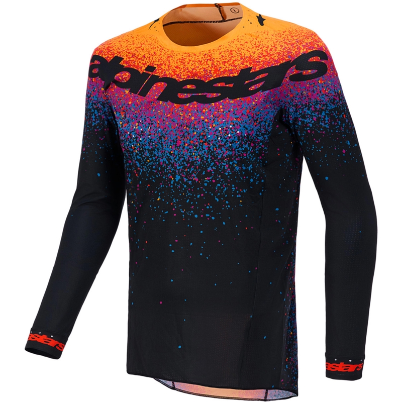 Alpinestars Supertech Black Hole limitált kiadású motokrossz mez fekete-színes