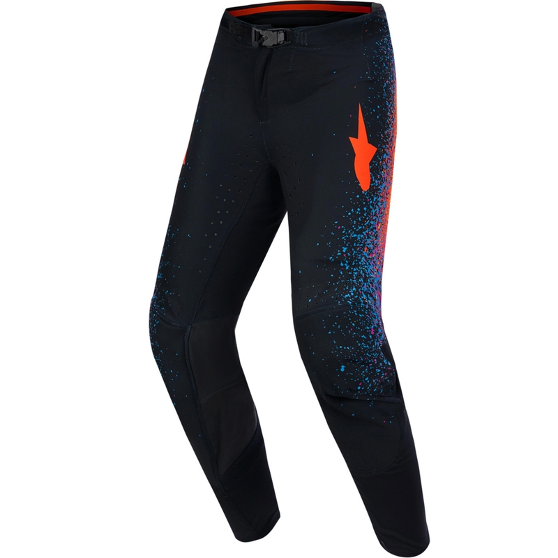 Alpinestars Supertech Black Hole limitált kiadású motokrossz nadrág fekete-színes