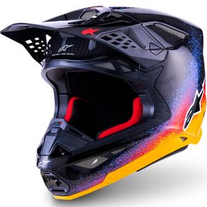 Alpinestars Supertech S-M10 Black Hole limitált kiadású motokrossz sisak fekete-színes