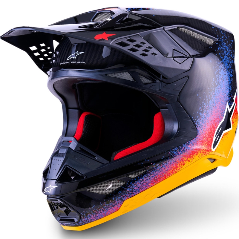 Alpinestars Supertech S-M10 Black Hole limitált kiadású motokrossz sisak fekete-színes