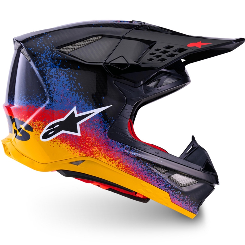 Alpinestars Supertech S-M10 Black Hole limitált kiadású motokrossz sisak fekete-színes